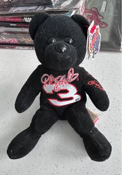 Dale Earnhardt #3 NASCAR Plush Bean Bag Bear