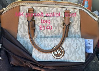 MK hand bag with wallet