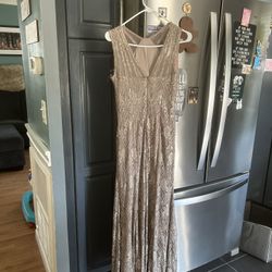 Champagne color R R RICHARDS GOWN