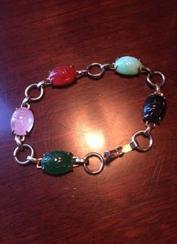 Antique Scarab bracelet