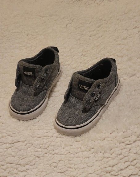 KIDS/TODDLER VANS GRAY SIZE 5