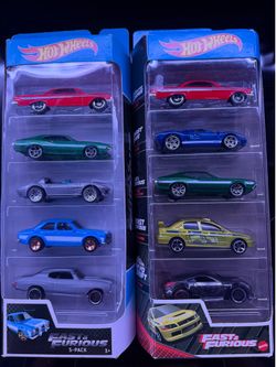 Fast and furious older 5 packs