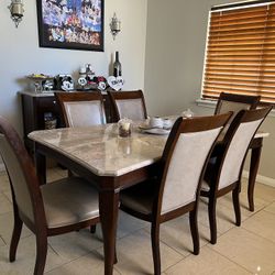 Dining table with matching dining server