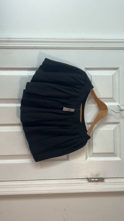 Black Pleated Mini Skirt with Tags