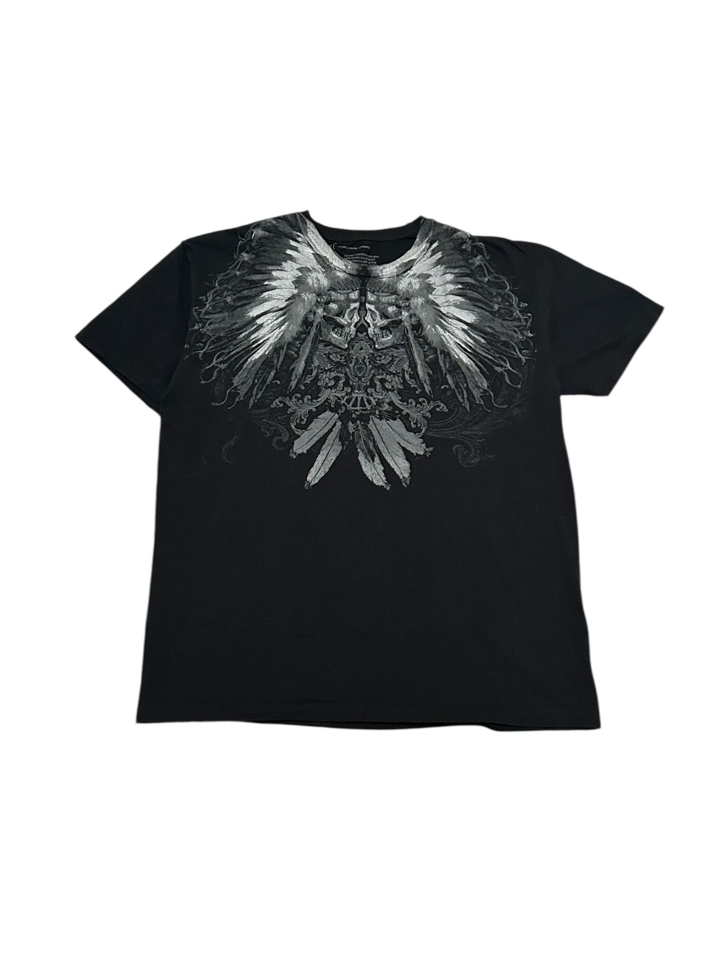 Black Y2K INC Tee Shirt Large