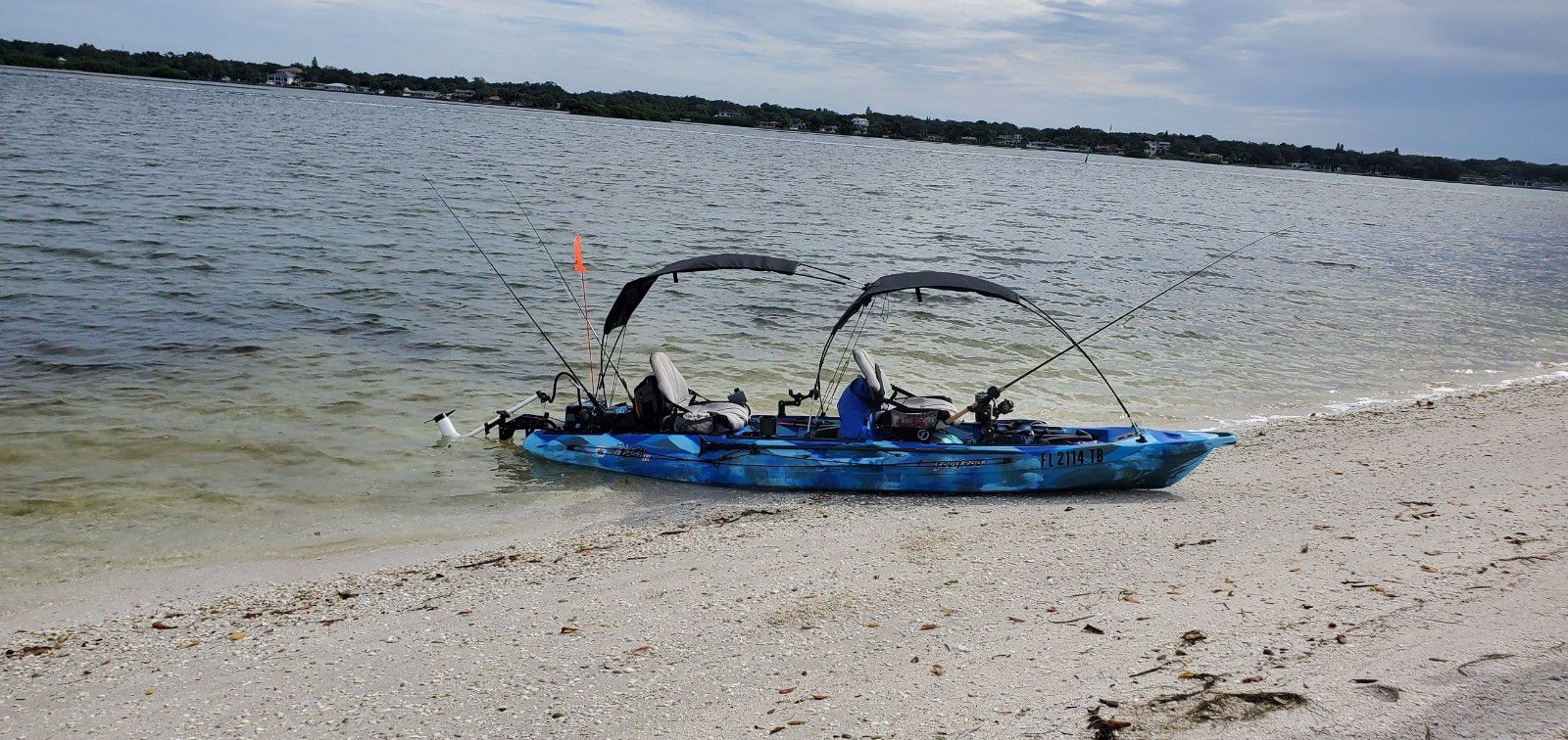 Kayak - Feelfree Lure II Tandem with Motor & Canopy