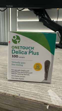OneTouch Delica Plus Lancets 30G (100 Count) NEW Sealed Exp. 08/2030