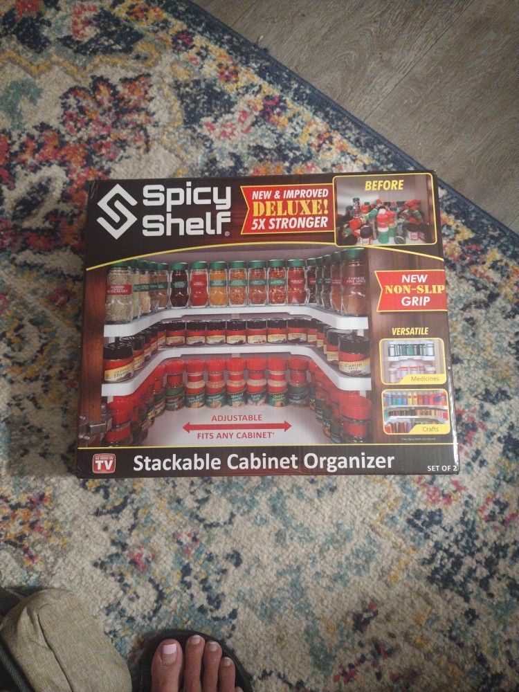 Deluxe Spicy Shelf Organizer 