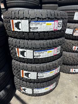 285/70R17 Falken At4w (4) new tires installation and balance 50,000 miles warranty