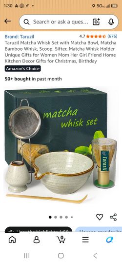 Matcha whisk set