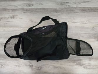 BENCMATE Soft Sided Small Pet Carrier Travel Bag | Black