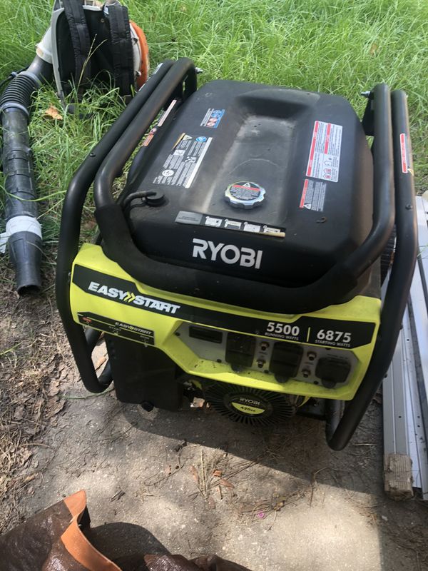 Ryobi Generator 5500 watt never used for Sale in Charleston, SC OfferUp