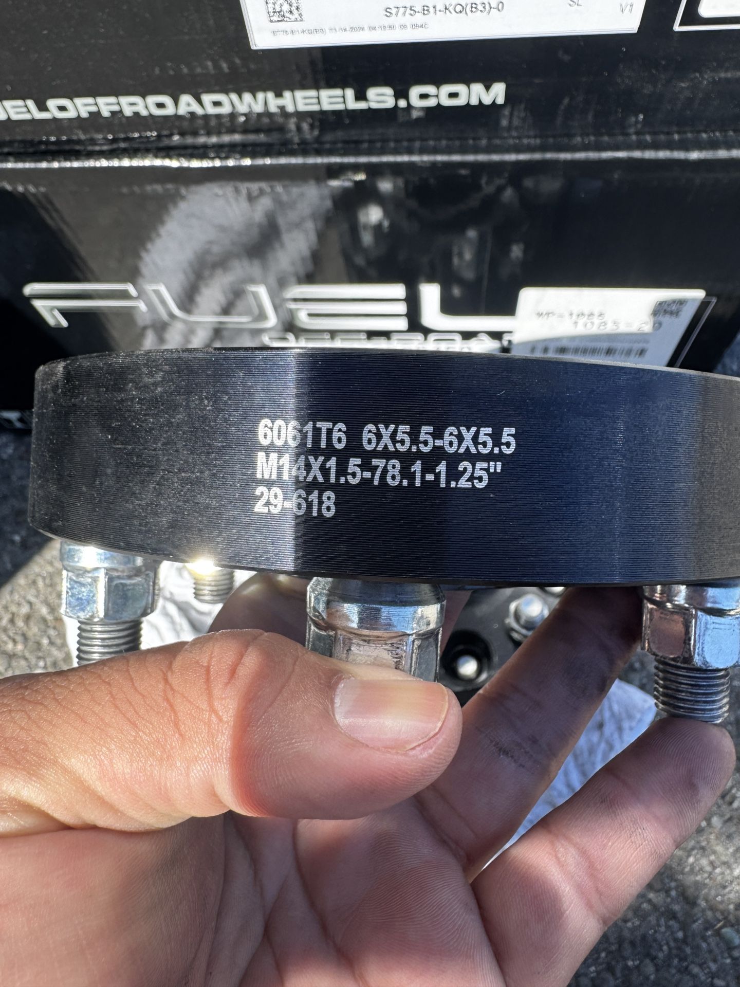 1.25 Spacers