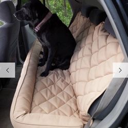 New Choice Ltd Beige Or Black Pet Seat Cover 