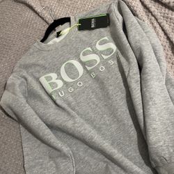 Grey Hugo Boss Crewneck
