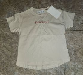 Zara remedy embroidered toddler shirt new