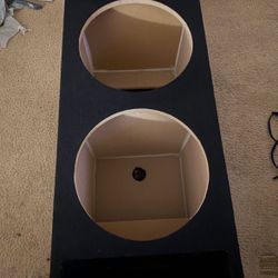 32.75”x14”x17.25” (35hertz Tuned ) New Box Dual 12” & Ported