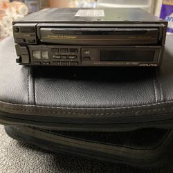 Alpine In Dash Car Stereo With AM/FM radio and 7 inch TV screen and DVD