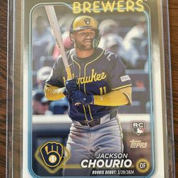 Jackson Chourio Rookie Card
