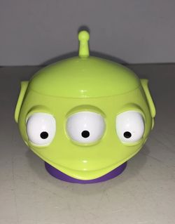 Toy Story Disney On Ice Mug Green Alien Cup Pixar Plastic 90’s Vintage