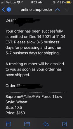 Nike Air Force 1 Low Supreme Flax