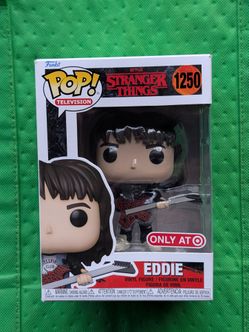 Funko Pop Stranger Things Eddie #1250 Target Exclusive Vinyl Figure