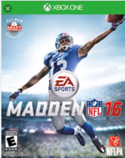 Madden 16 Xbox one