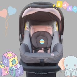 Baby Trend Car Seat W/Base (Pink/gray)