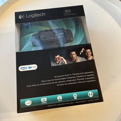 Unopened Logitech Webcam