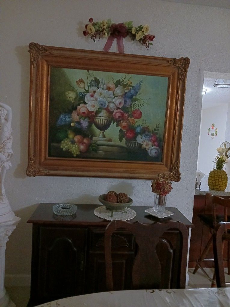 Cuadro Pintado Al Oleo