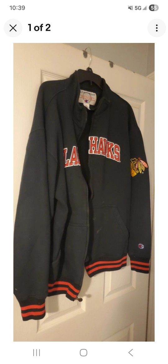 CHICAGO BLACKHAWKS JACKET XL MENS