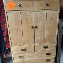 Solid Wood Gentlemen's Chest