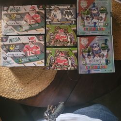 Prizm NFL Mega boxes, select NFL, Topps MlB