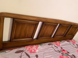 Moving Bundle! King Bed, Desk, TV Stand.   Headboard with Panel Design