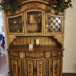 Mediterranean Style China Hutch
