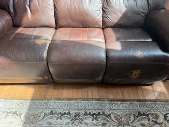 Leather sofa