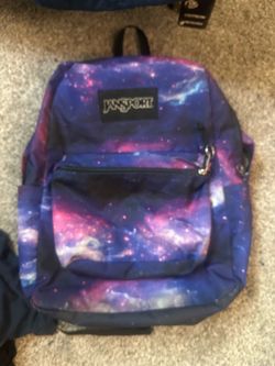 JanSport Galaxy Print Backpack