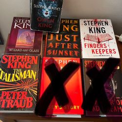 Stephen King Books: $10 Hardback/$6 Paperback - Discount on Multiples  