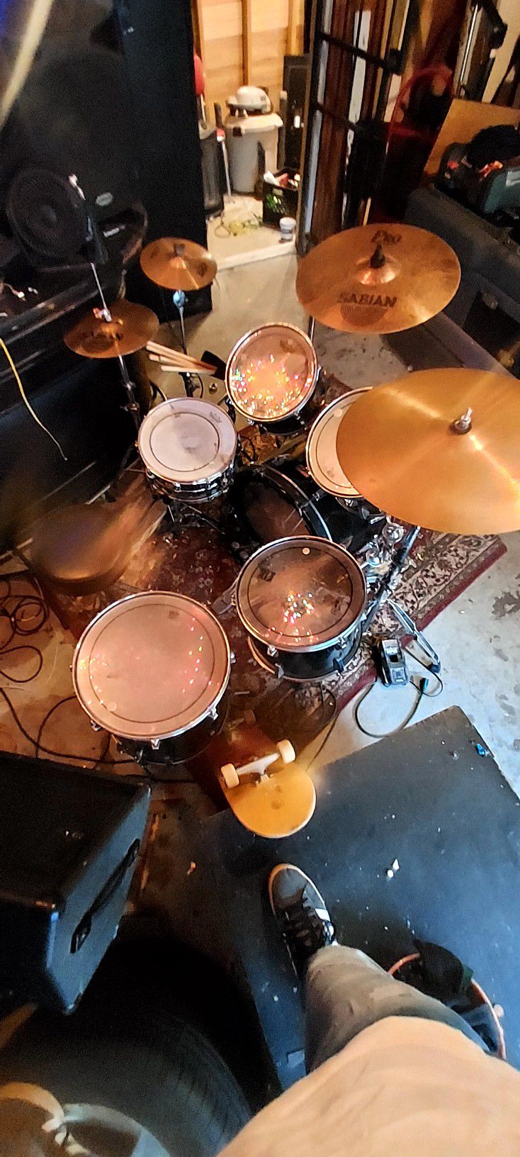 Six Piece Yamaha Drum Set