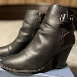 Black Bootie Boots Size 9