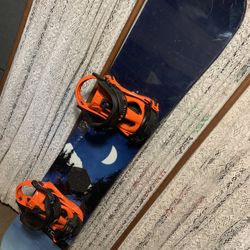 Snowboard With Bindings 