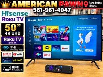 2026 Hisense 50R6E5 50" 4K Roku Smart TV w/ Remote – Works Great