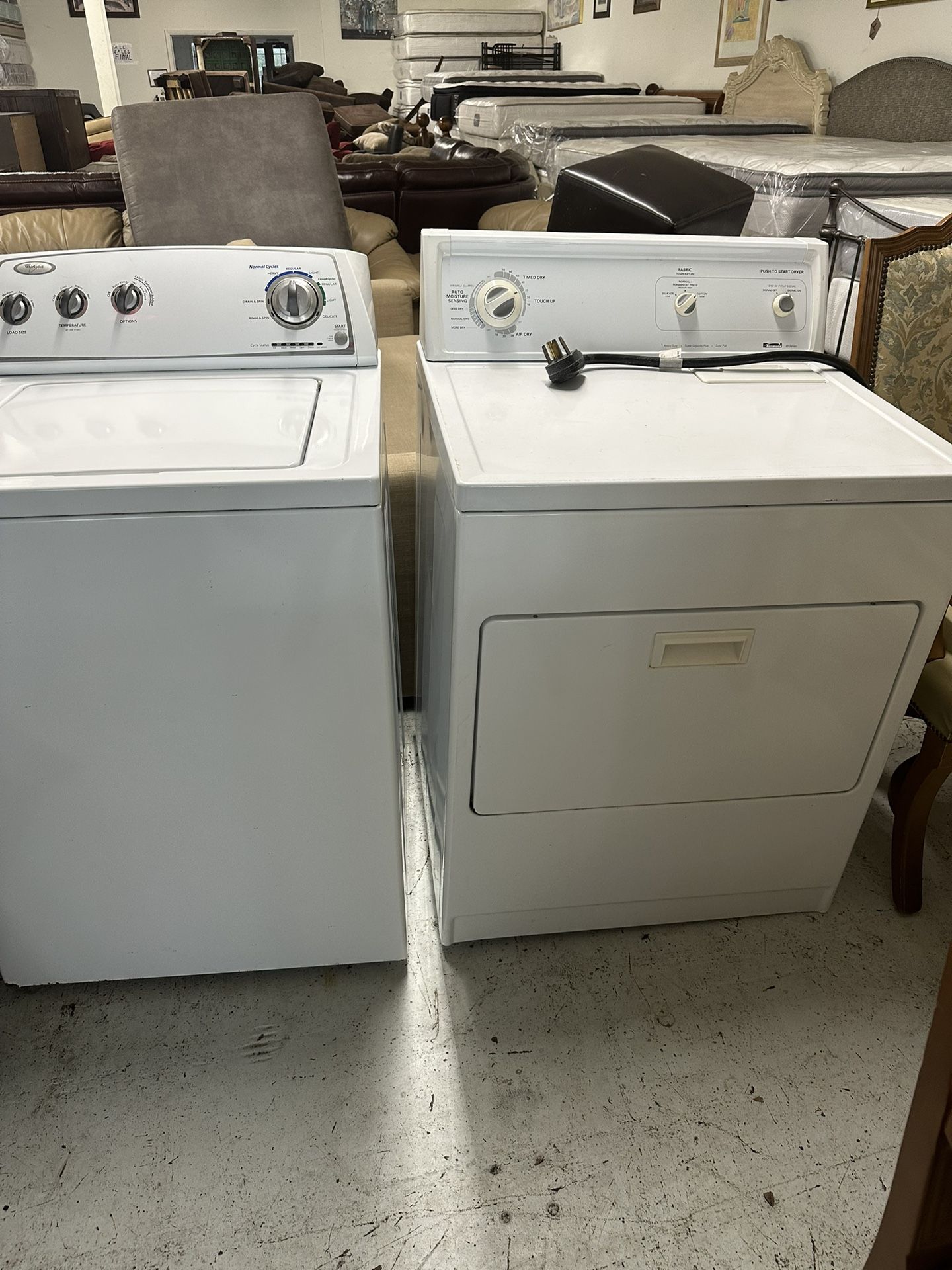 WASHER AND DRYER ELECTRIC SET GOOD CONDITION FREE DELIVERY 🚚