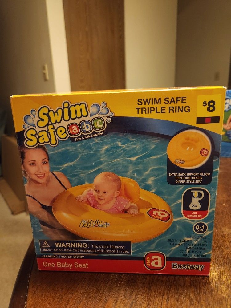 Swim Safe baby seat pool inflatable