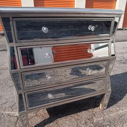 Mirrored Dresser Accent Table