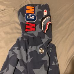 Authentic Bape Zip Up Hoodie 