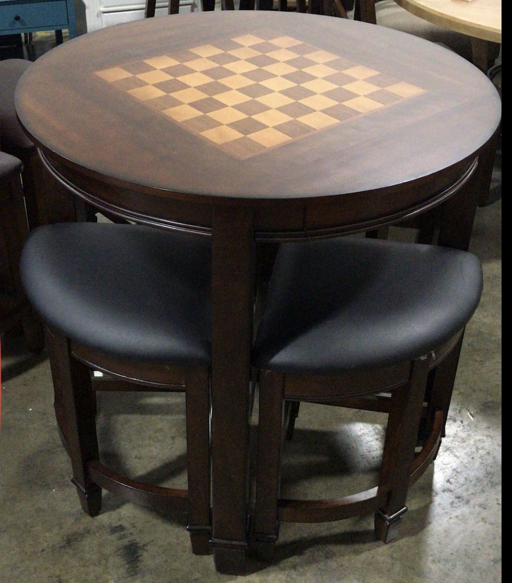 Well Universal Costco 5 Piece Game Table Set
