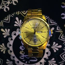 Armitron Stainless Steel Gold Watch