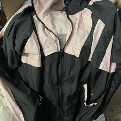 Pink and Black XS Hollister Jacket