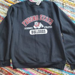 jerzees sweatshirt Fresno state bulldogs women's medium